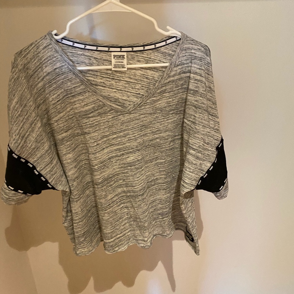 PINK cropped tee